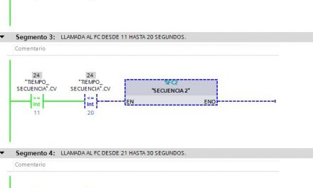 TIA Portal secuencia lectura de datos en un FC por tiempo