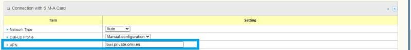 Introducir el APN de LOWI en el Router
