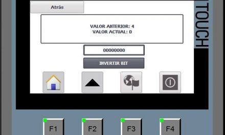 Script Invertir bit TIA Portal y mostrar texto y nuevo valor