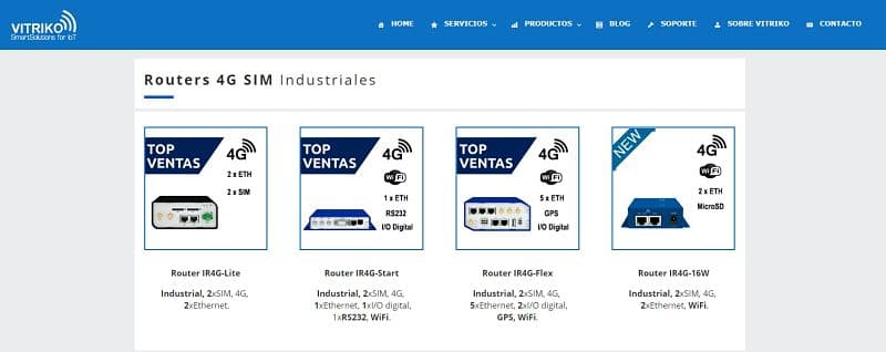 Routers de la marca Vitriko para conexión remota a TIA Portal