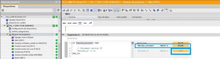 SET RESET SCL TIA Portal cómo hacer SET a una marca SCL » tecnoplc