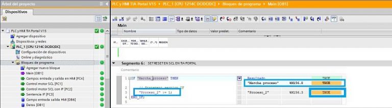SET RESET SCL TIA Portal cómo hacer SET a una marca SCL » tecnoplc