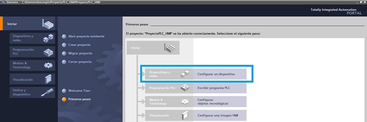 Configurar un dispositivo nuevo para el proyecto