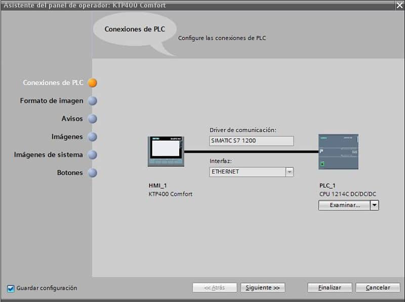 Crear proyecto TIA Portal con PLC y HMI comunicación Ethernet