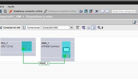 TIA Portal PLC HMI integrados en proyecto y Red Profinet