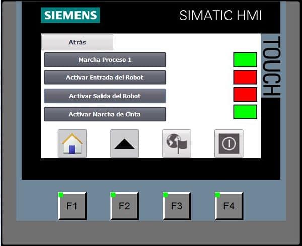 Visualizar activación de variables mediante el color de los objetos en TIA Portal