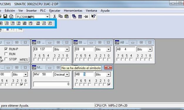 PLCSIM Step7 funcionamiento, errores y transferir bloques