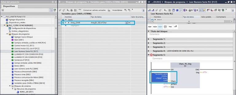 Convertir char a string TIA Portal cómo hacerlo y utilizarlo » tecnoplc