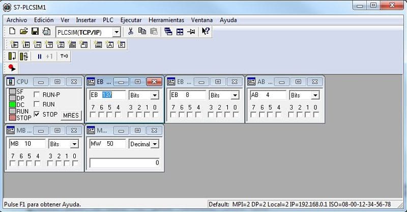 Simulador Step7 cómo activar PLCSIM y configura comunicación