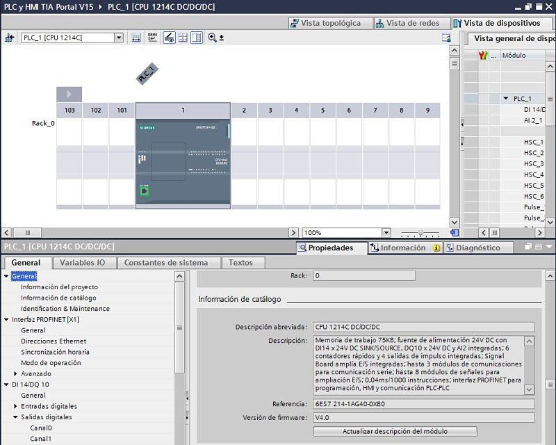 Se ha cambiado la versión a una versión inferior y se muestra en la configuración