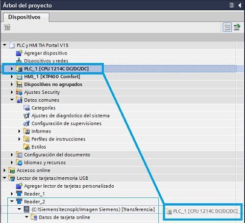 Grabar programa TIA Portal PLC en carpeta ¿sabes hacerlo?