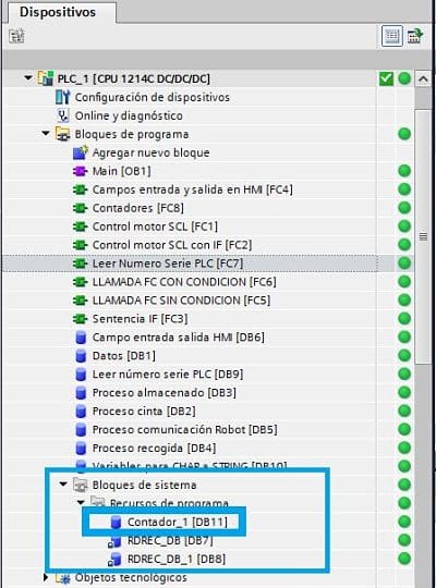 Ubicación del DB de instancia en el proyecto