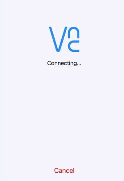 Conectando desde la App VNC al dispositivo