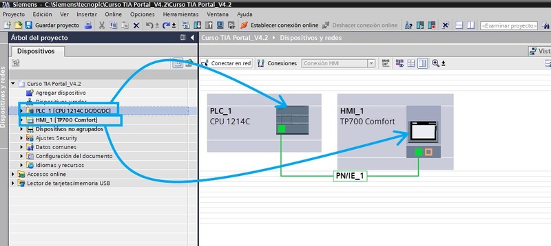 Conectar PLC a PC Ethernet mediante PN IE