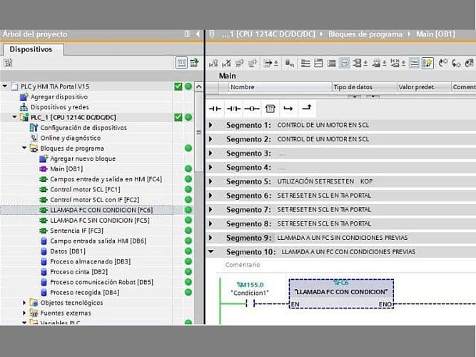 Funciones FB y FC cómo crear y funcionamiento paso a paso
