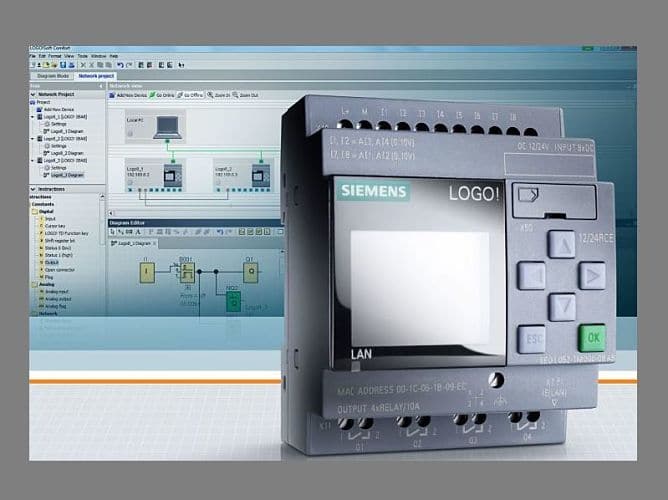 LOGO Siemens Ejemplos de programación listos para descargar con su descripción