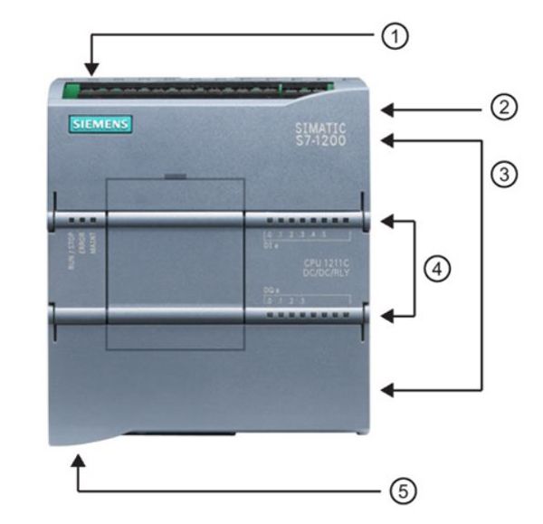 Partes de un PLC S7 1200 Siemens