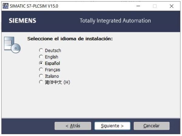 Seleccionar idioma del proceso de descompresión de los archivos