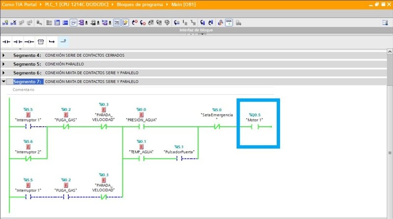 Qué son las bobinas en programación en TIA Portal.