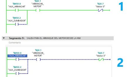 Bobinas en programación de PLC TIA Portal cómo se utilizan