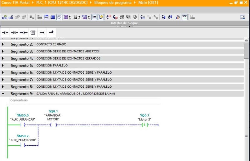 Utilizar bobinas en programación de activación de salidas