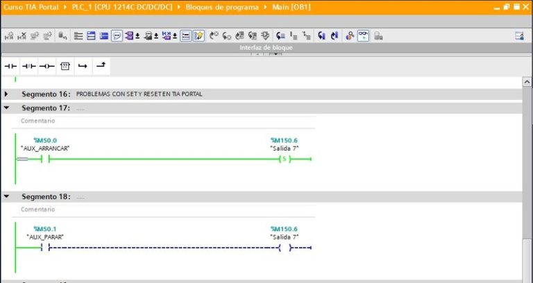 Set Reset TIA Portal cómo se usa y funcionalidad al detalle » tecnoplc