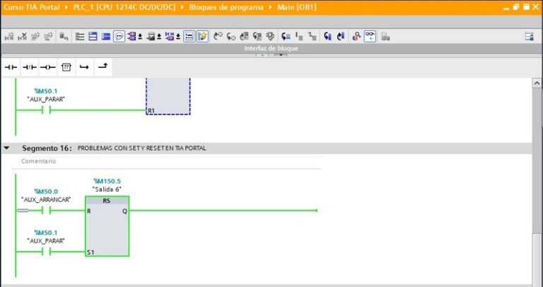 Set Reset TIA Portal cómo se usa y funcionalidad al detalle » tecnoplc