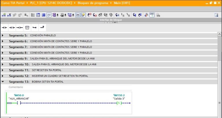 Set Reset TIA Portal cómo se usa y funcionalidad al detalle » tecnoplc