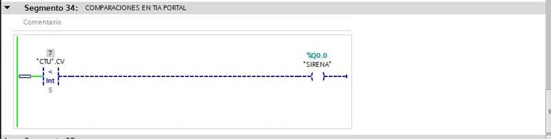 No se cumplen las condiciones de comparación de la instrucción