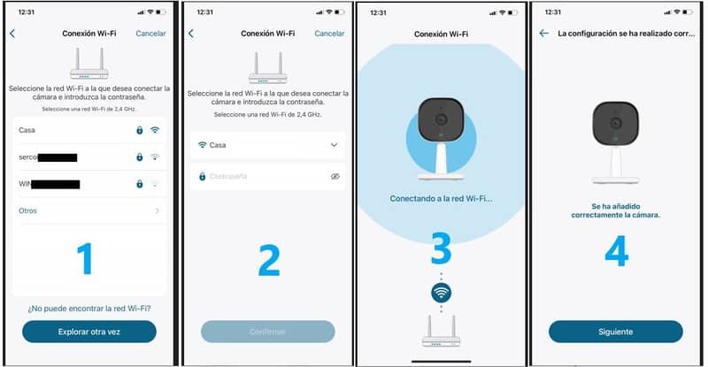 Conexión de cámara Eufy Homekit a la Red Wifi sin ningún problema