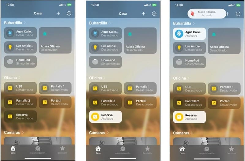 Control de todos los dispositivos Homekit con la App Casa