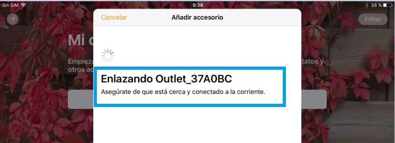 Enlazando el dispositivo a nuestro sistema Homekit.