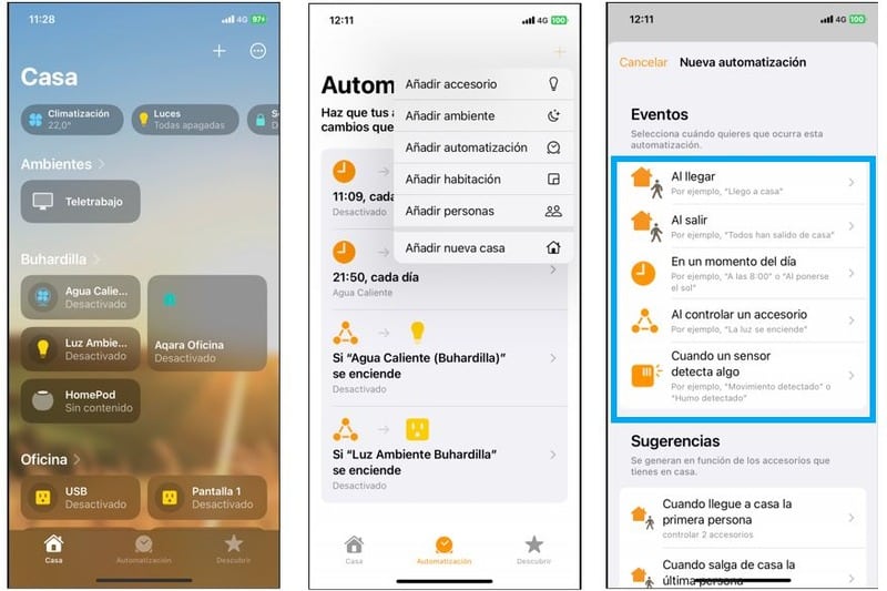 Automatizaciones con Homekit ejemplos y trucos personalizados