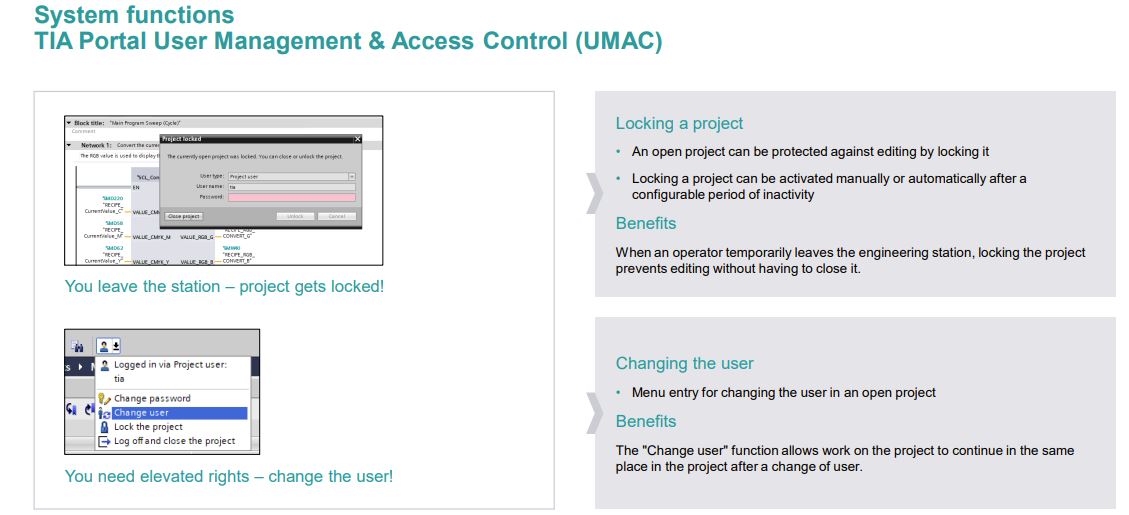 Nuevas funcionalidades en User Management Component