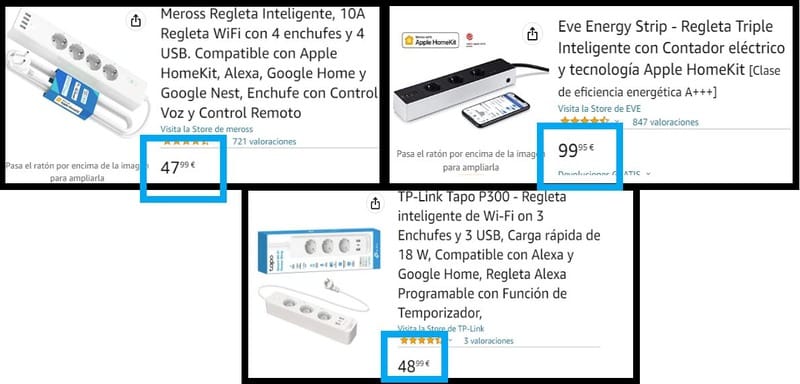 Regleta Homekit de enchufes más barata del mercado