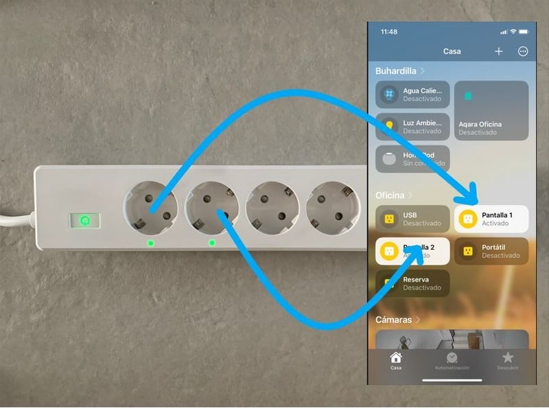 Regleta Homekit inteligente comparativa y funcionamiento al detalle