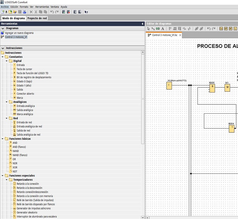 Funciones disponibles en el software LOGO!Soft Comfort