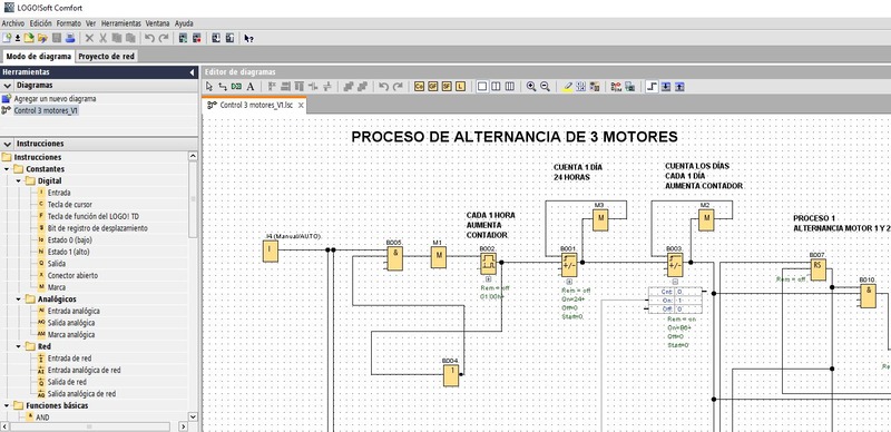 Software LOGO!Soft Comfort para realizar los proyectos de automatización