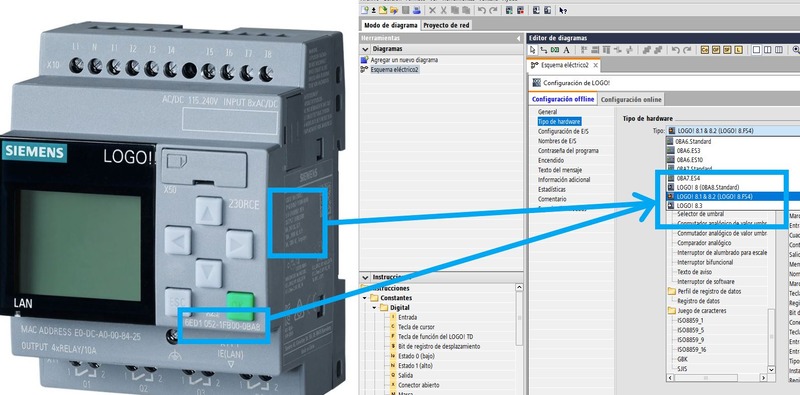 Buscar la referencia exacta del PLC LOGO para tu proyecto