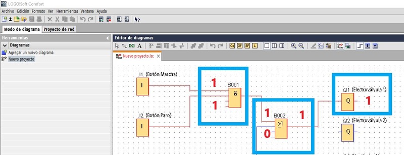 Funciones básicas LOGO Siemens utilizan la lógica binaria
