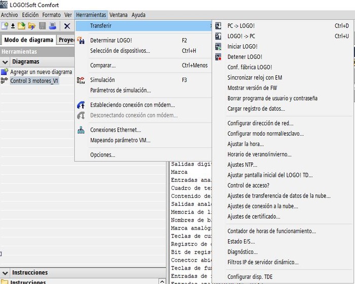 Herramientas de software LOGO destinadas a transferencia y comunicación