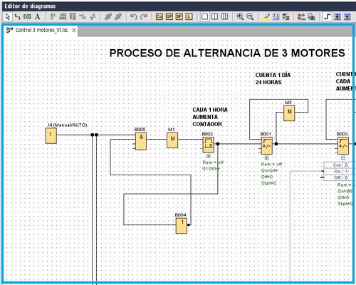 Plantilla de cuadrícula donde insertar las funciones del programa