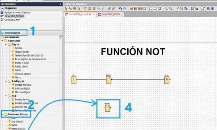 Función NOT LOGO Siemens cómo funciona y ejemplos paso a paso